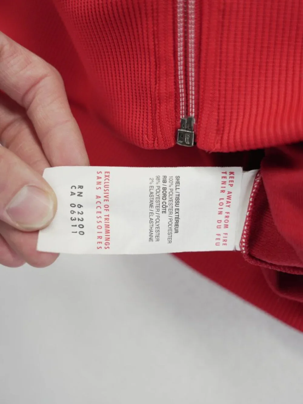 PUMA SCUDERIA FERRARI Zip-Up Track Jacket MEN'S SZ Large Red/Rosso Corso Racing - Picture 6 of 12